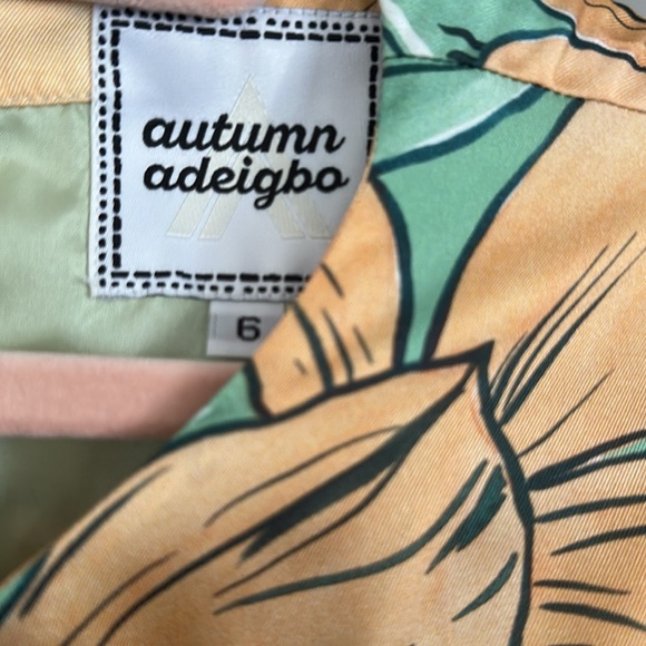 Free People x Autumn Adeigbo Poppy Maxi Floral Print Long Dress SZ 6 NEW $418! - Picture 8 of 13